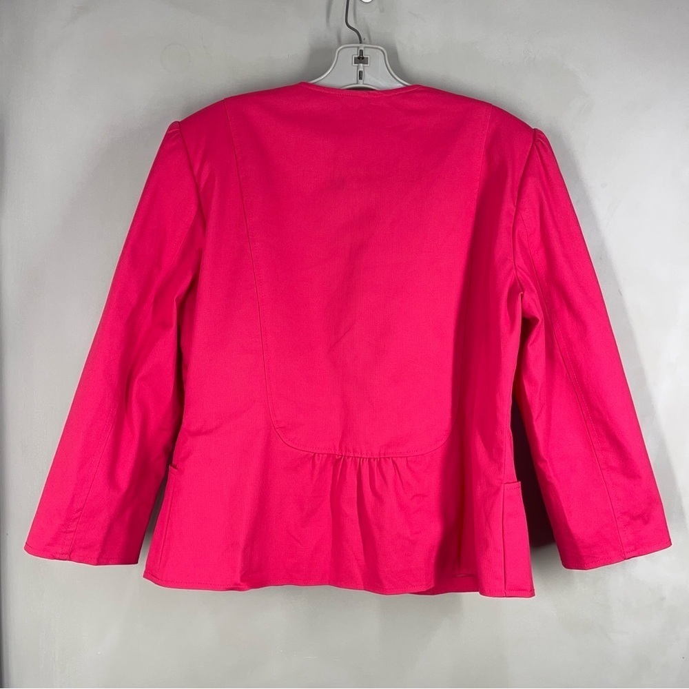 Oscar De La Renta Embroidered Blazer 10 - Picture 5 of 11